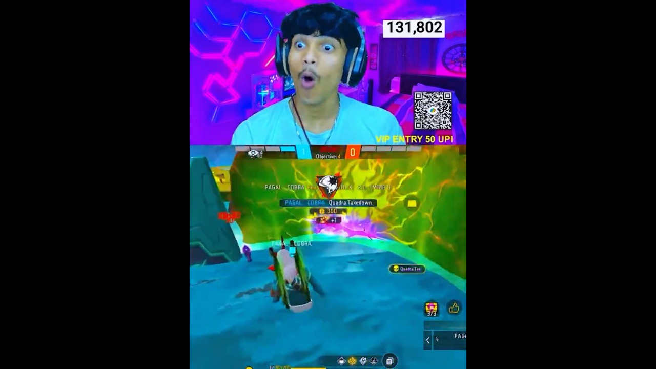 1VS4 🫨 TOP 1 GUILD TEST  #alizasehar