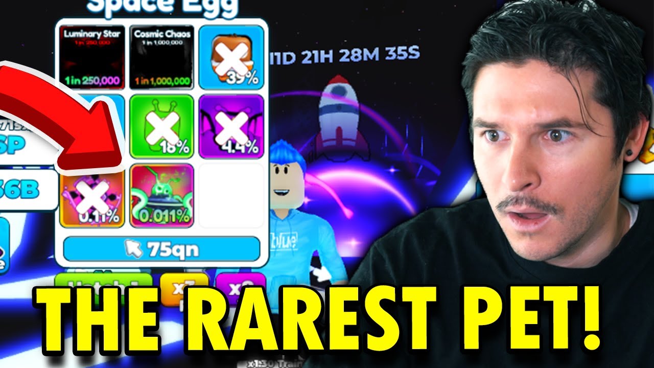I HATCHED THE RAREST PET IN TAP SIMULATOR SPACE UPDATE!!!