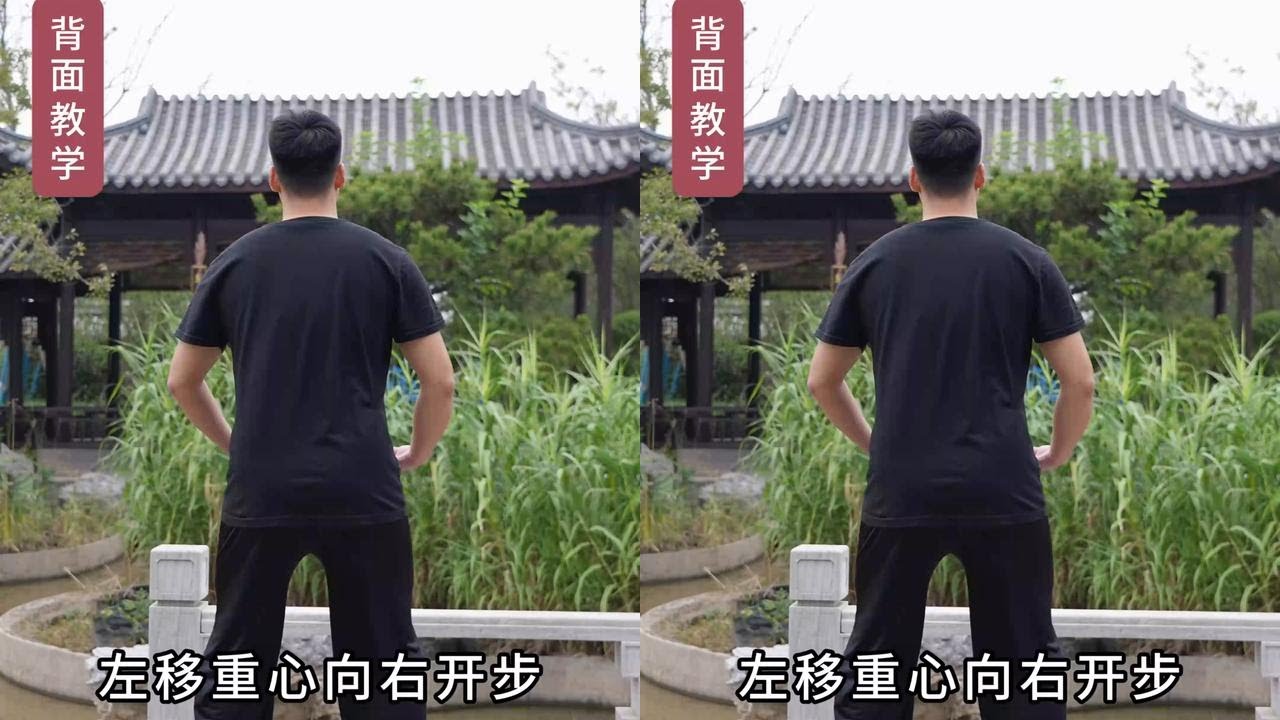 八段锦第五式背面教学 #八段锦 #八段锦教学