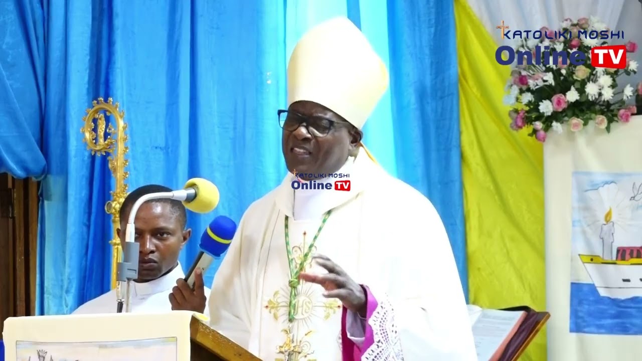 HOMILIA YA ASKOFU LUDOVICK MINDE NADHIRI ZA KWANZA SHIRIKA LA BIBI YETU WA KILIMANJARO-CDNK HURUMA