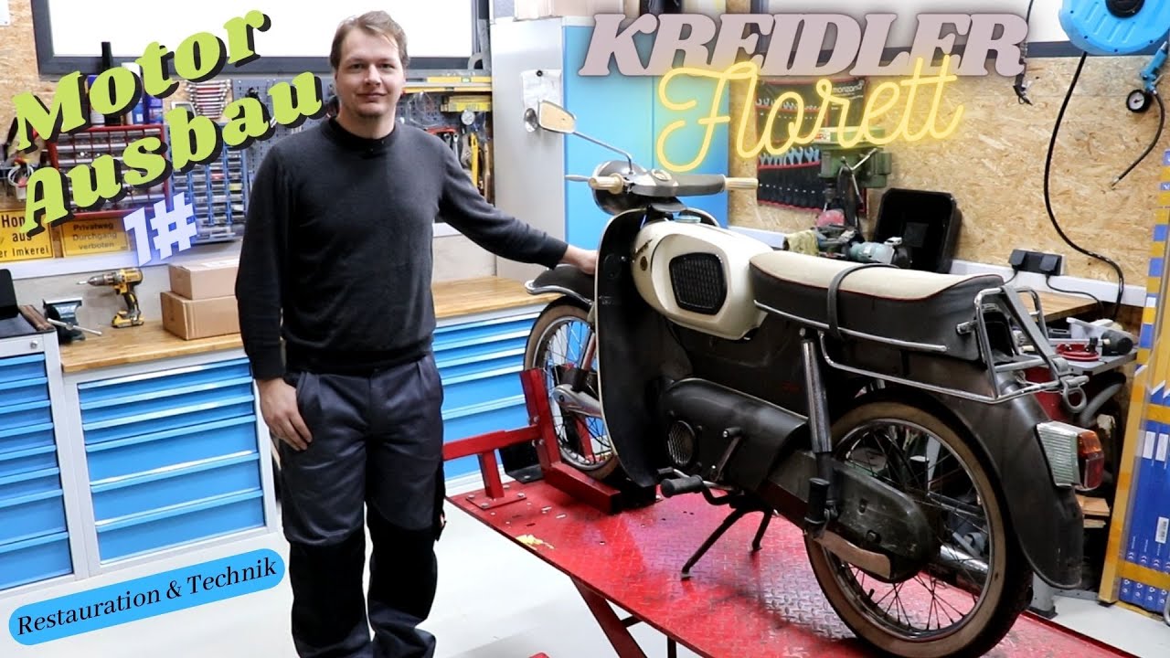 Kreidler Florett K54 Motor Ausbauen 1# | Restauration & Technik