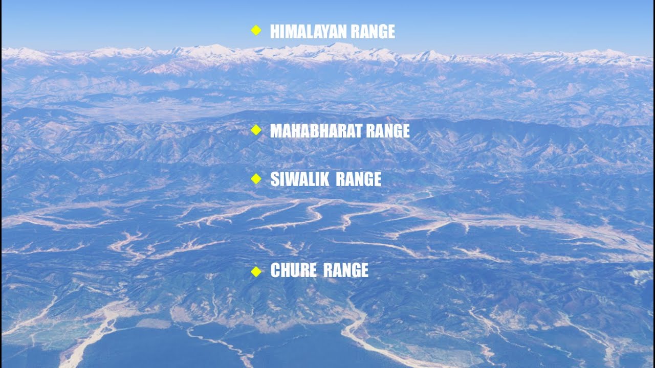 Mahabharat Range of Nepal || Lower Himalayan Range 3D