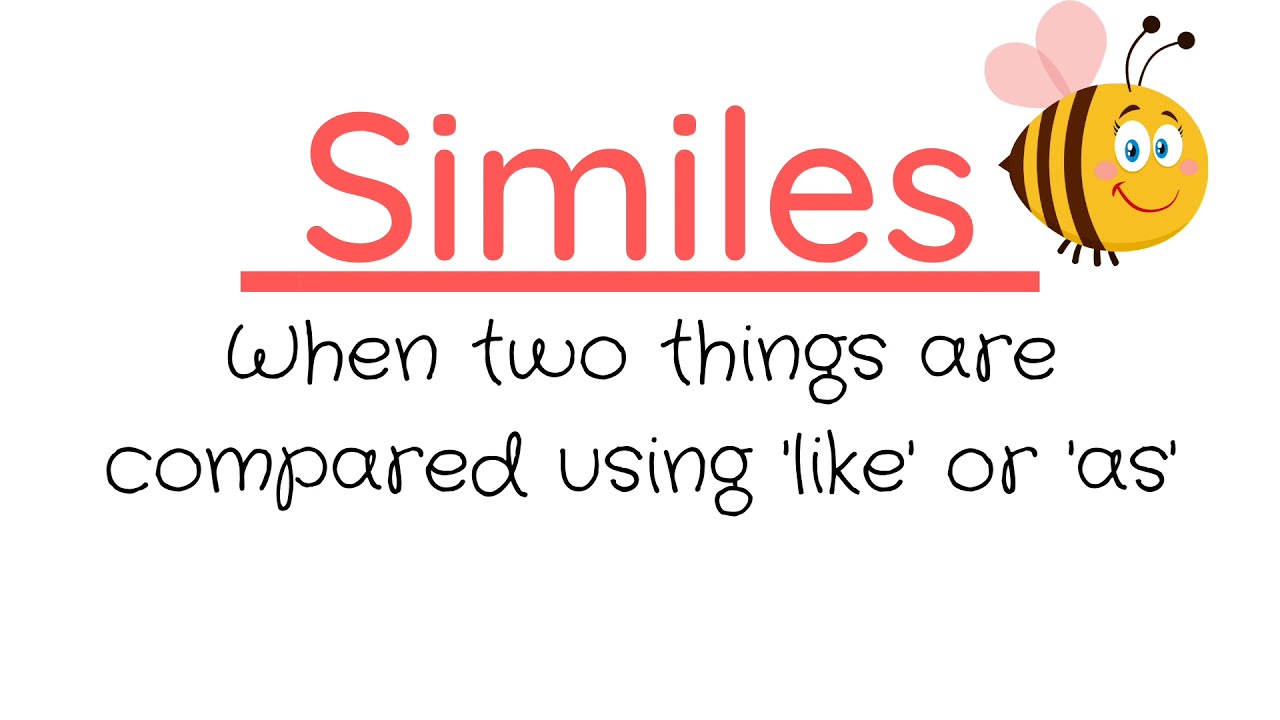 Simile/s // What is simile?// Easy and simple definition of similes