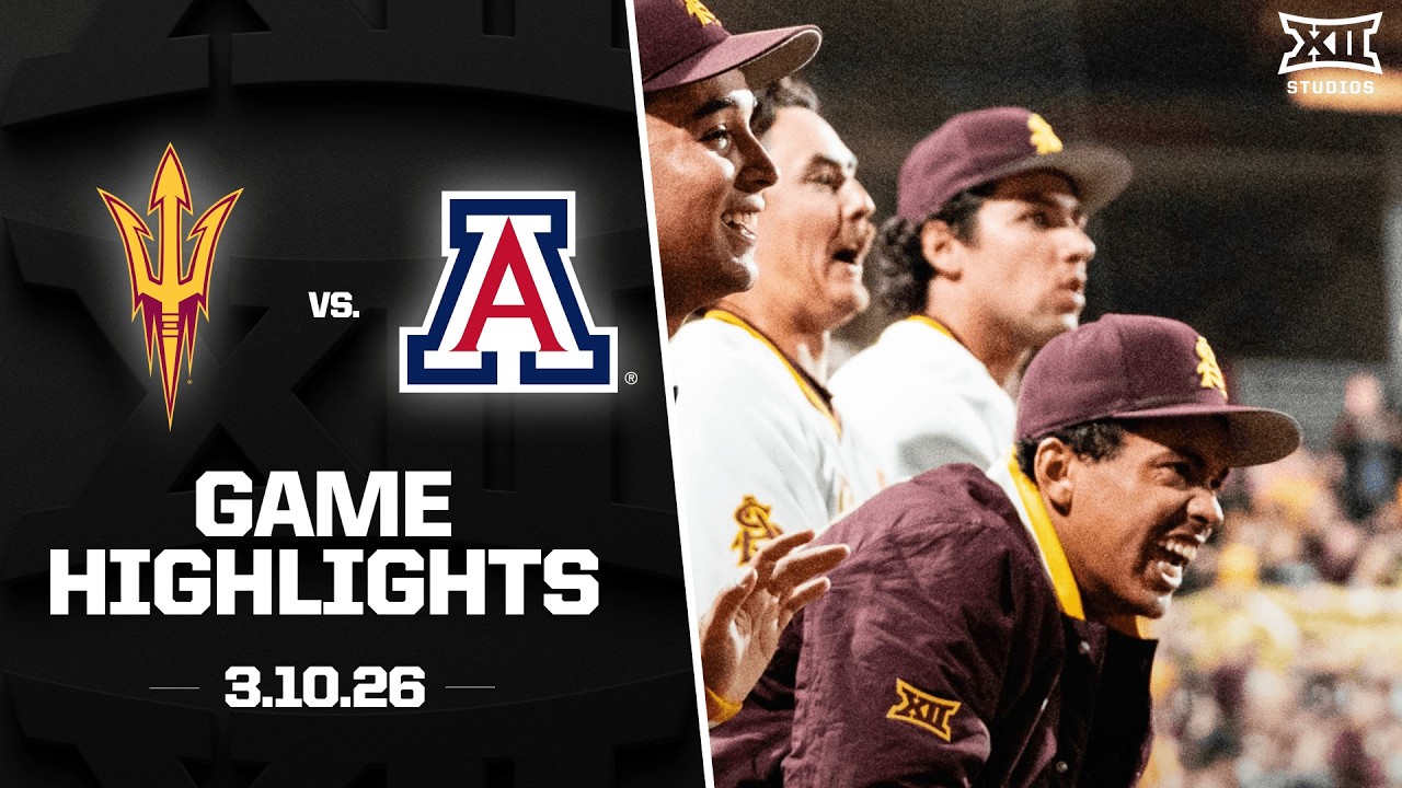 Arizona vs Arizona State Highlights (3.10.26) | 2026 Big 12 Baseball