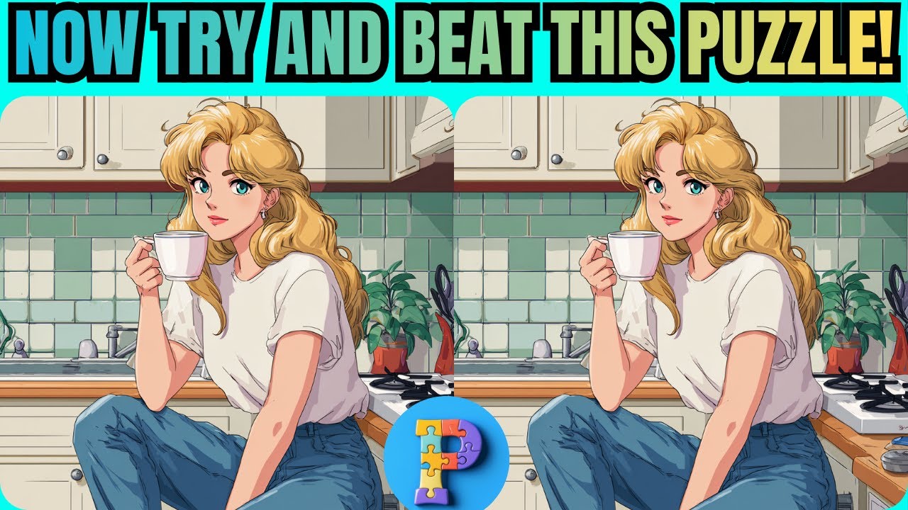A Brain Teaser Just For You! 🧩Spot The Difference!🧩 Can you find all five?