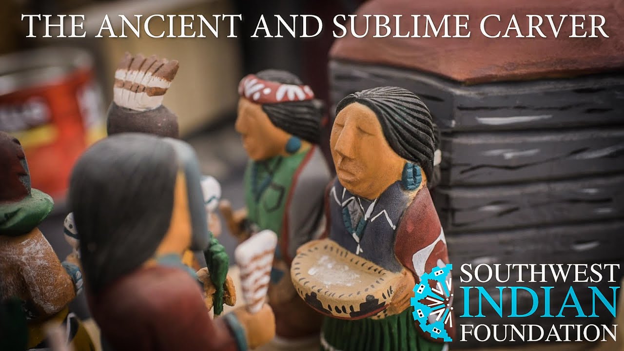 Native American Folk Art Wood Carving