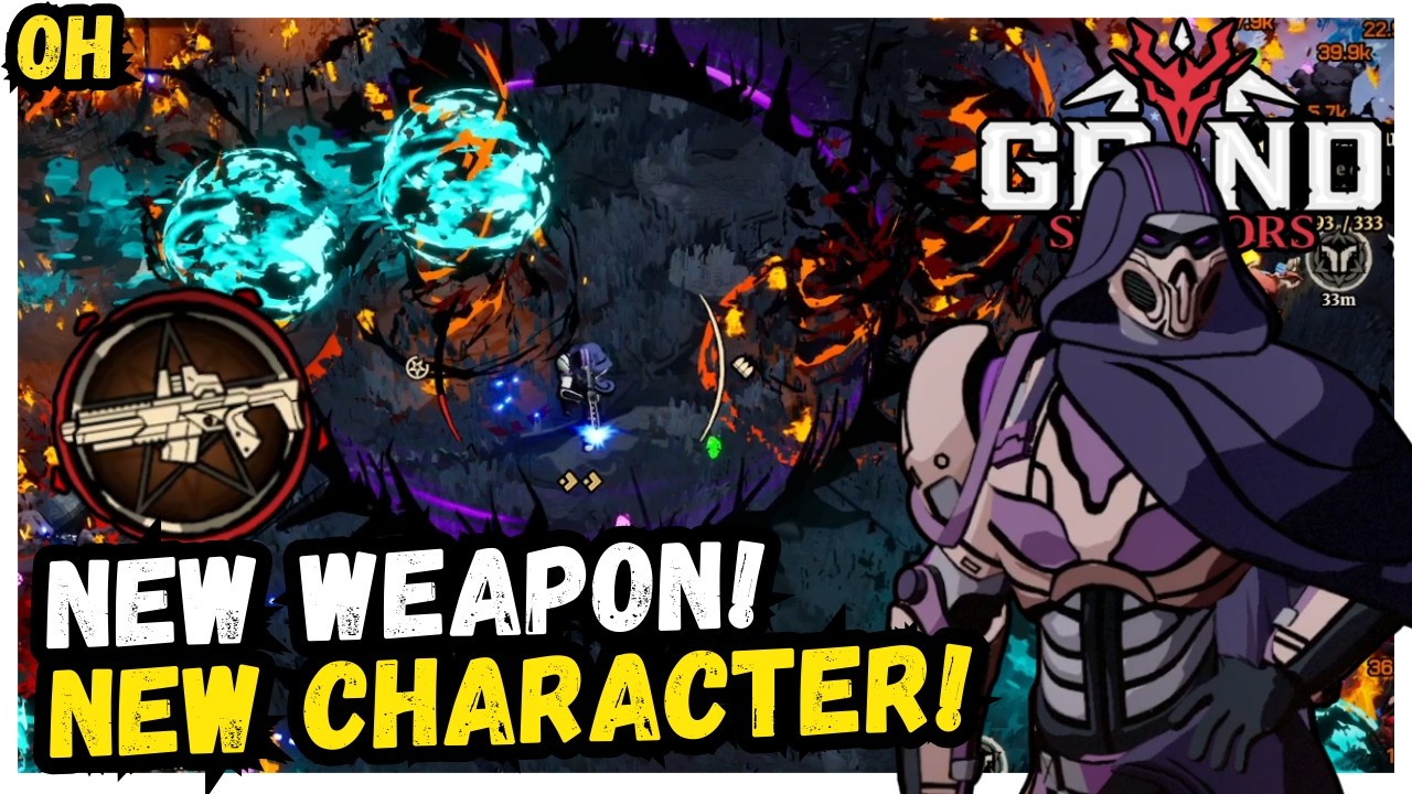 NEW Weapon! NEW Character! NEW Map! Grind Survivors!