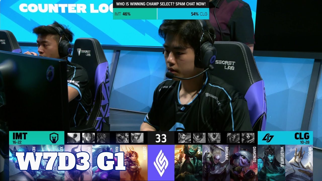 Immortals vs CLG | Week 7 Day 3 S11 LCS Summer 2021 | IMT vs CLG W7D3 Full Game