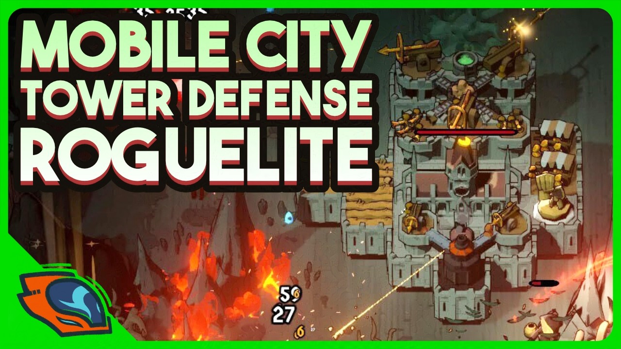 Mobile Citybuilder Tower Defense Roguelite - Monsters Are Coming: Rock & Road [Demo]