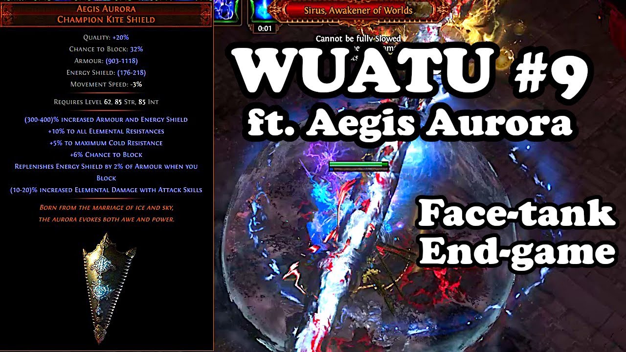 Tanking end-game bosses with Aegis Aurora. WUATU #9 - Path of Exile (3.12 Heist)