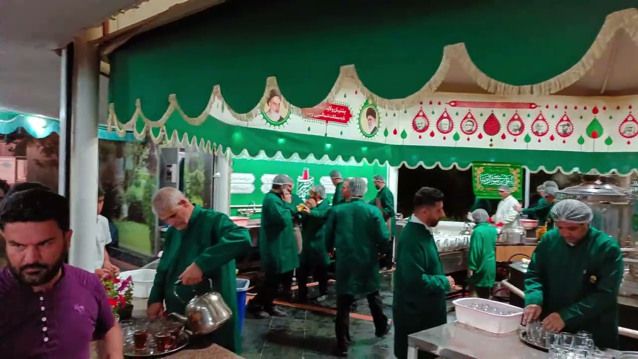 Imam Raza holy shrine Tea Stall