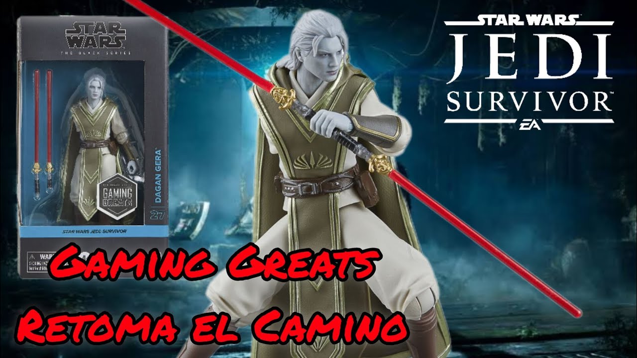 Dagan Gera ¡Un Gran Pintado!|Star Wars Jedi Survivor Black Series Gaming Greats Revisión en Español