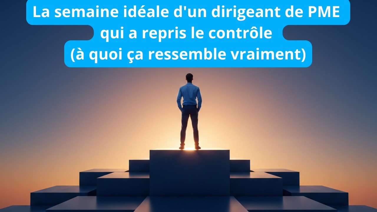La semaine idéale d'un dirigeant de PME qui a repris le contrôle (à quoi ça ressemble vraiment)
