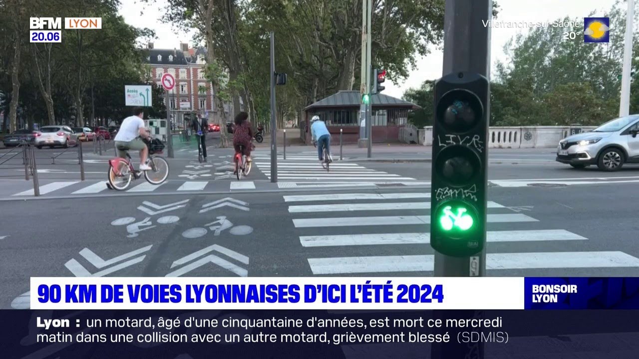 90 km de voies lyonnaises d'ici l'été 2024