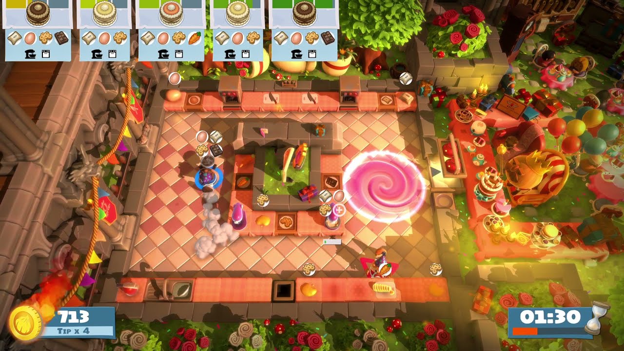 Overcooked! All You Can Eat The Overcooked Birthday Party 1-2 4 Stars