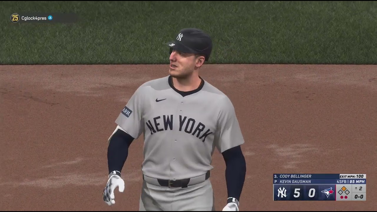 MLB the show 25 - Judge perfect perfect hr,bellinger 2 hrs (online rated)