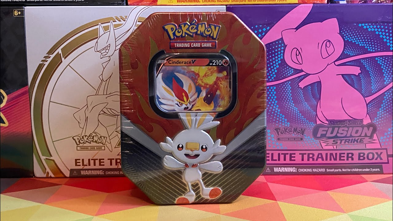 Cinderace V Galarian Partners tin opening!!