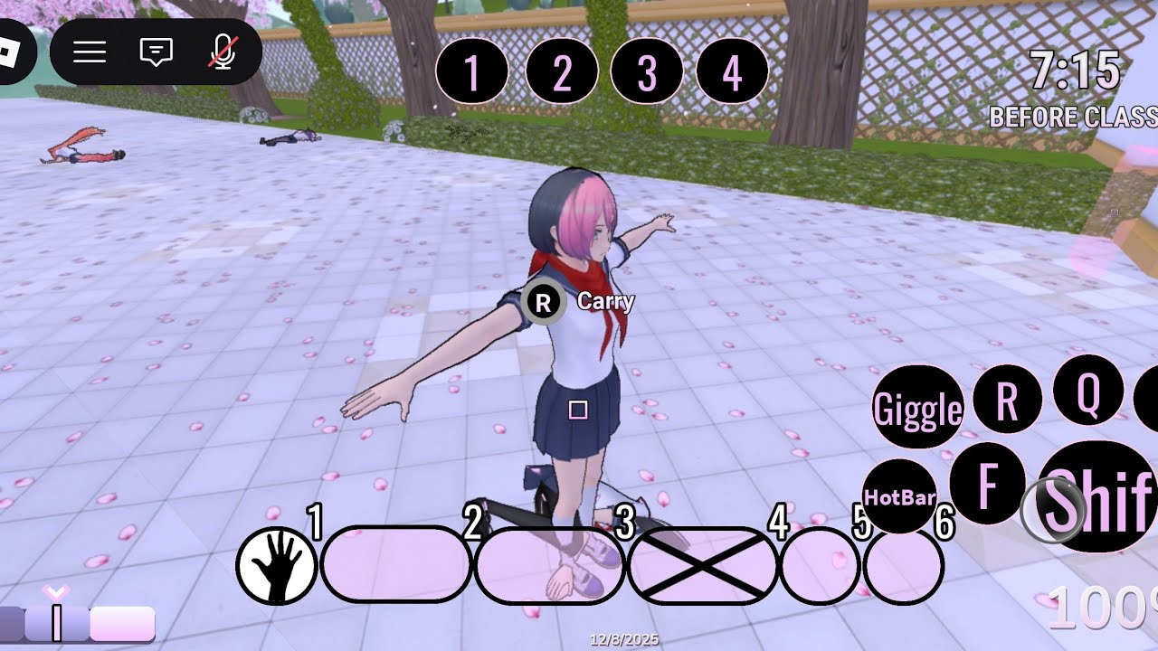 Some Random video of me playing yandere simulator on Roblox 