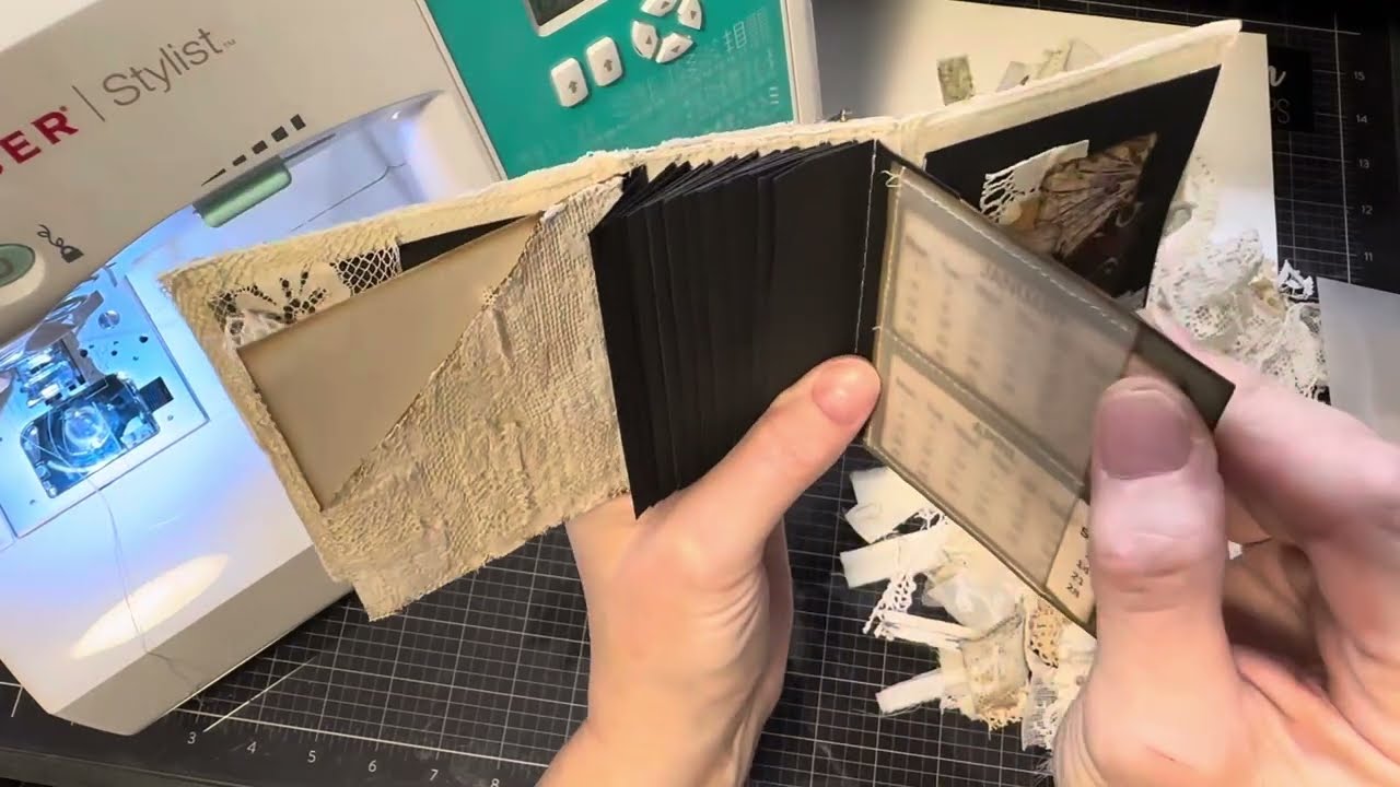 #LittleBitsofLace2024; scrap lace pocket and #JunkJournalJanuary2024; day 1= goals