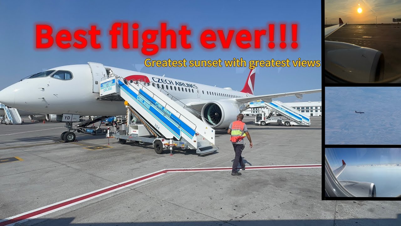 Best flight ever |AYT-PRG| A220-300 Smartwings
