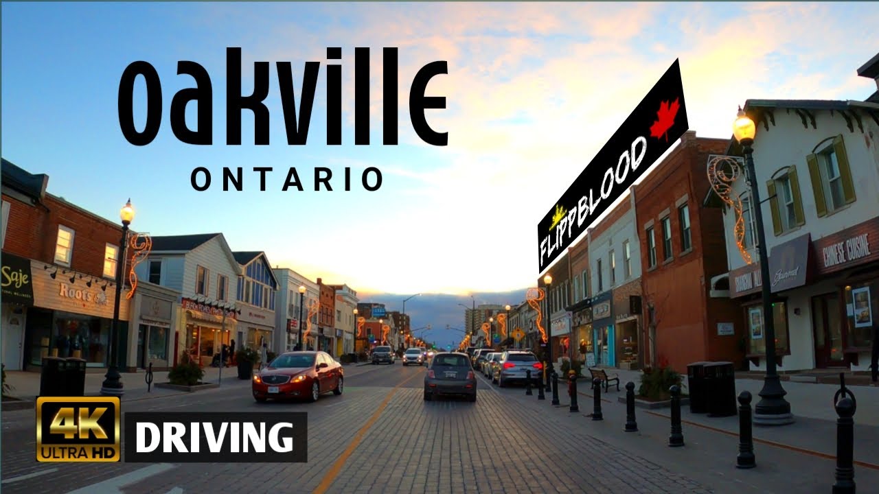 OAKVILLE, Ontario   ||   LOCKDOWN   ||   DRIVING TOUR [4K]   ||   2021
