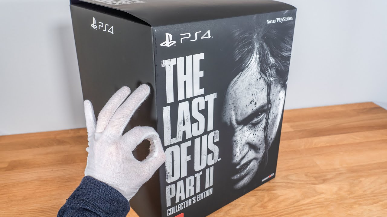 The Last Of Us 2 Part II Collector's Edition Unboxing + Gameplay PS4 ASMR