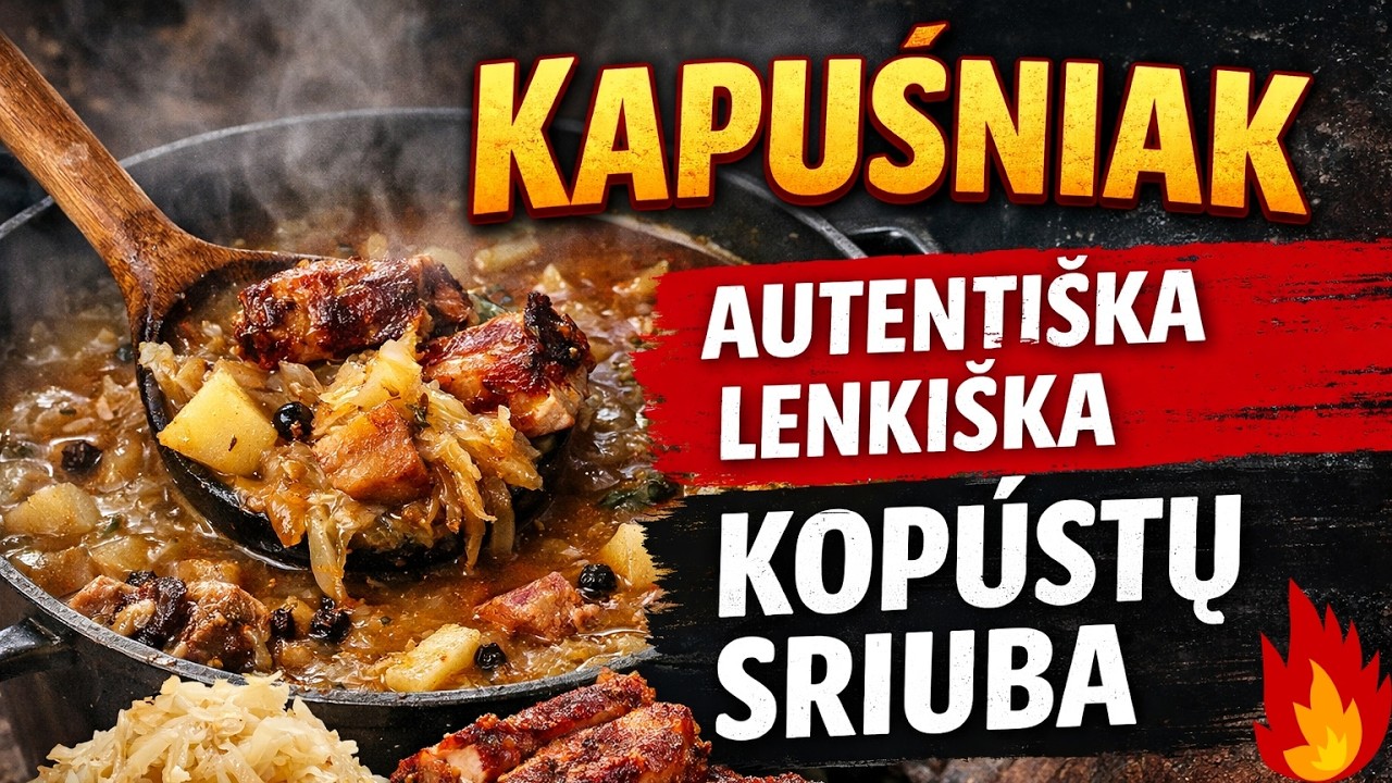 Капушняк (Kapusniak) – настоящий польский суп из квашеной капусты | Польский капустный суп