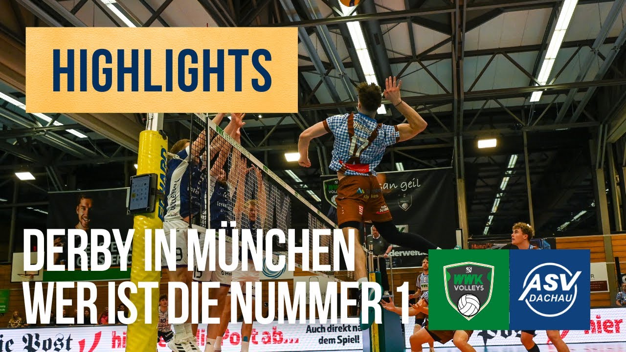 WWK Volleys Herrsching - ASV Dachau | Highlights Volleyball Bundesliga