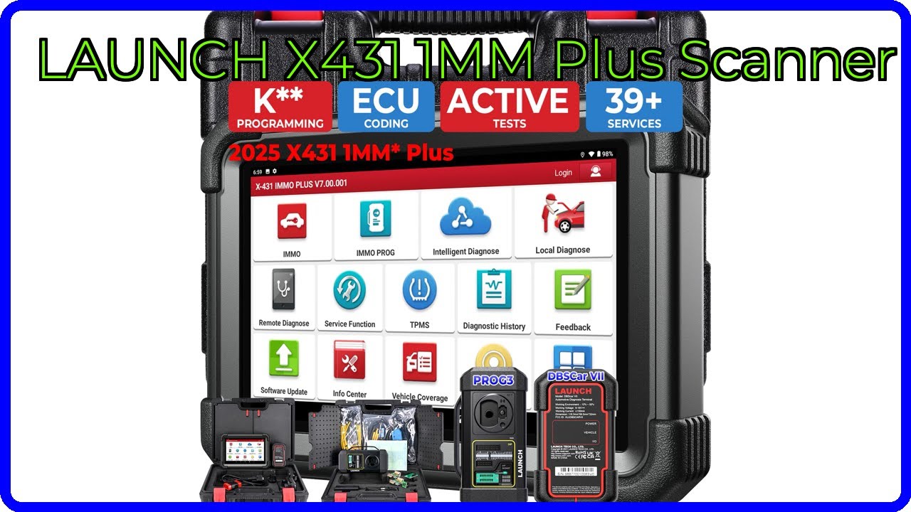 REVIEW (2026): LAUNCH X431 1MM Plus Scanner. ESSENTIAL details.