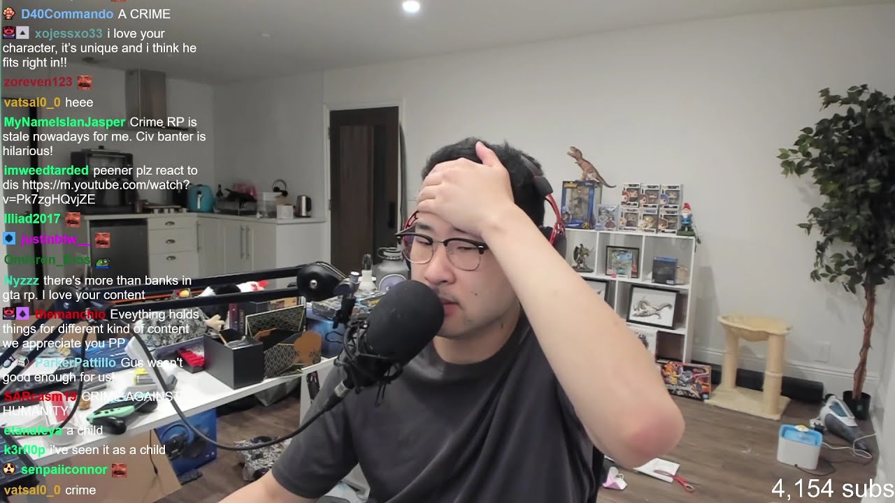 peterparkTV gets crazy slick'd by chat | Jebaited
