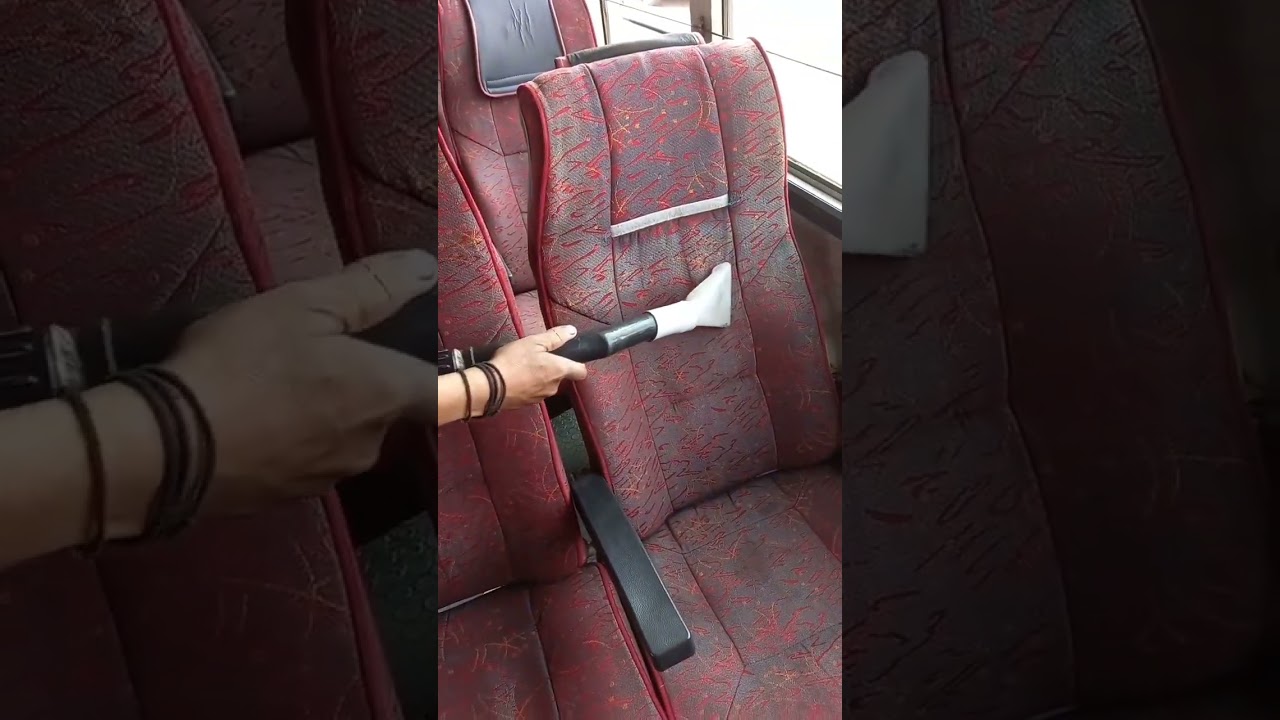 18 August 2022. Bus seats cleaning services