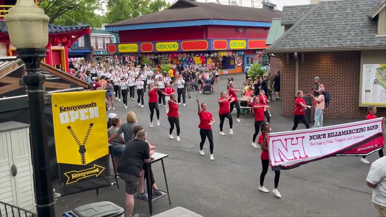 North Hills Marching Band at Kennywood