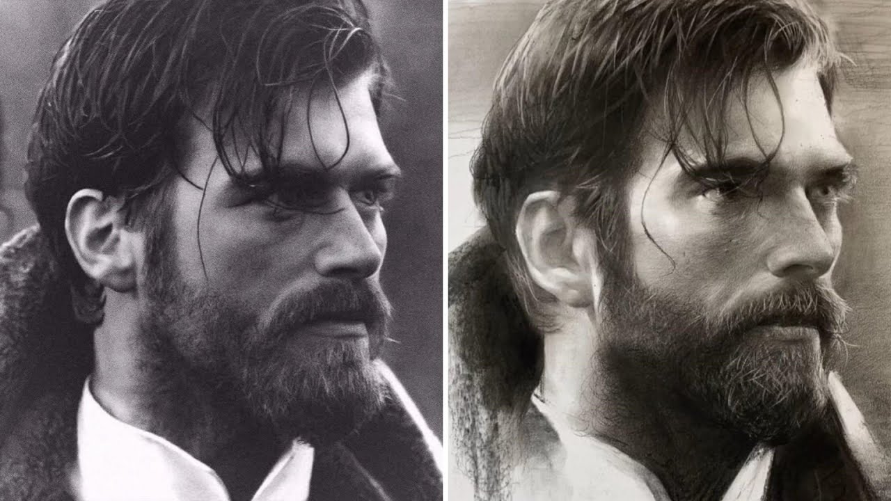 Drawing A Portrait of A Man Step by Step ∥ Sketch Drawing