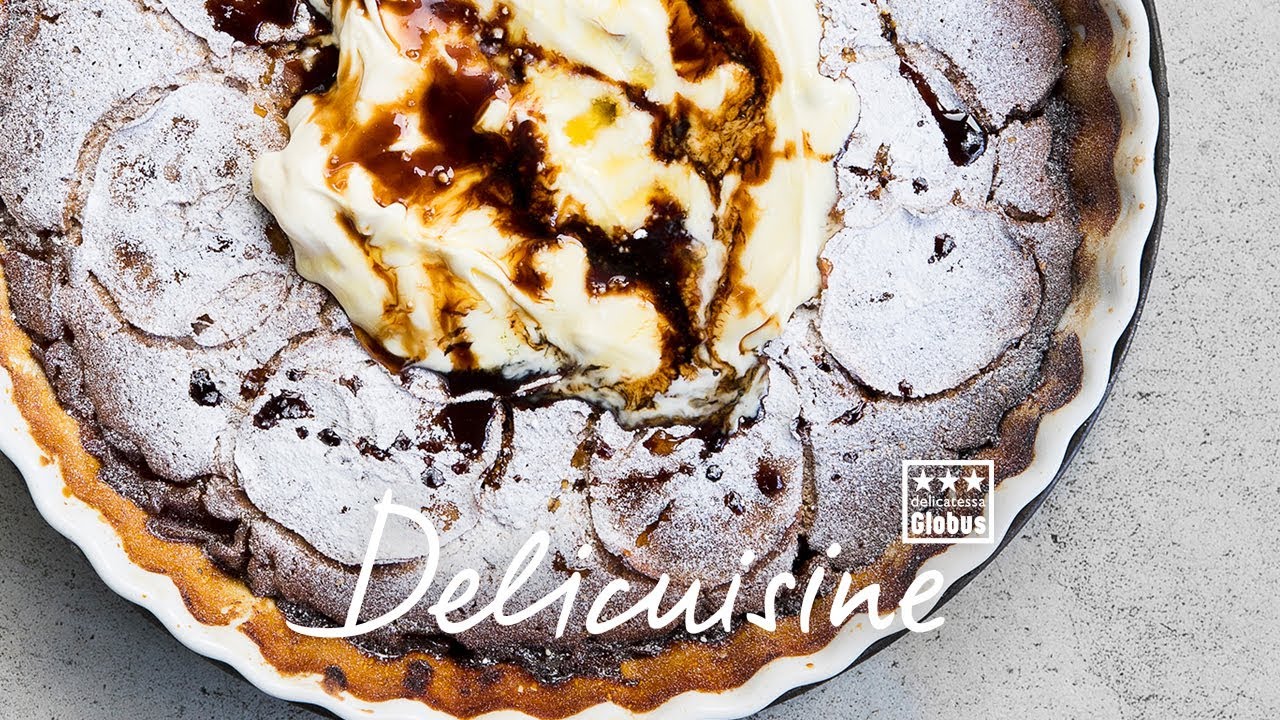 Delicuisine Rezept: Karamellisierter Apfelpudding