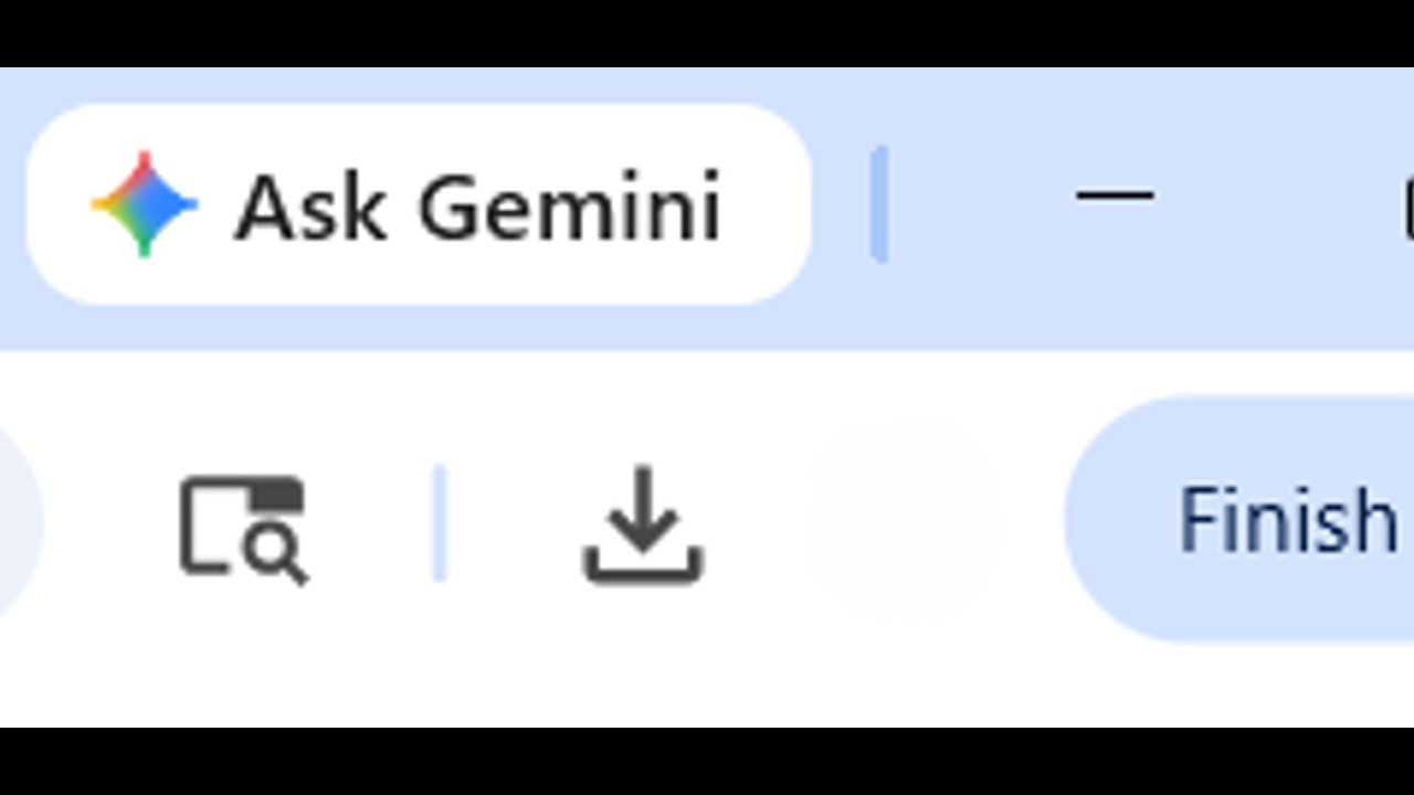 Как добавить опцию Ask Gemini на панель вкладок Chrome