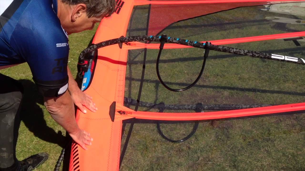 Severne Windsurf Sail - Turbo - Correct and Incorrect Tuning