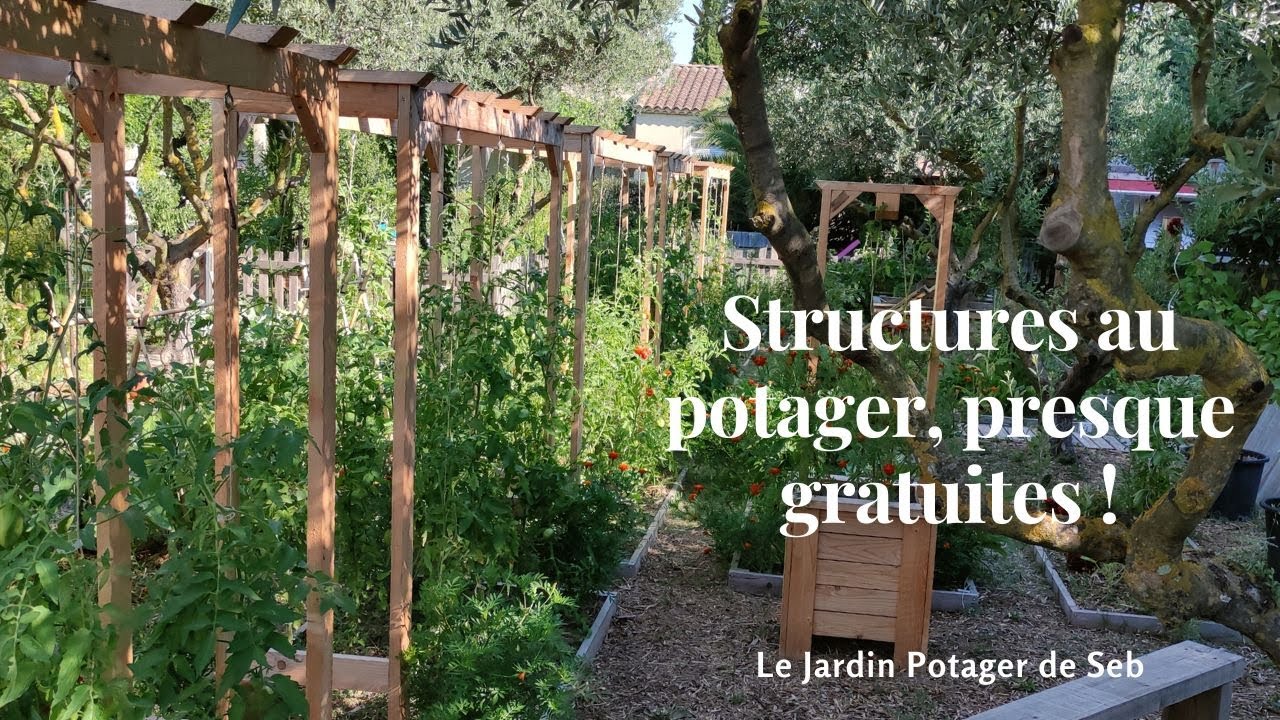 Structures à tomate, facile à réaliser pour un coût proche de zéro.