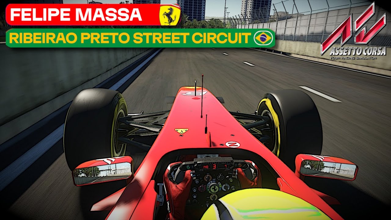 Assetto Corsa | Felipe Massa | Ferrari 2011 | Ribeir&atilde;o Preto Street Circuit