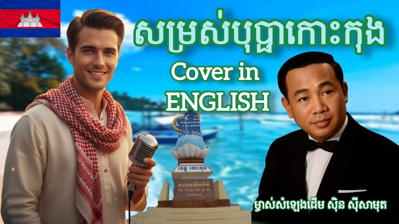 សម្រស់បុប្ផាកោះកុង - ស៊ិន ស៊ីសាមុត | Somros Bopha Koh Kong - Sinn Sisamuth|Cover in English version 