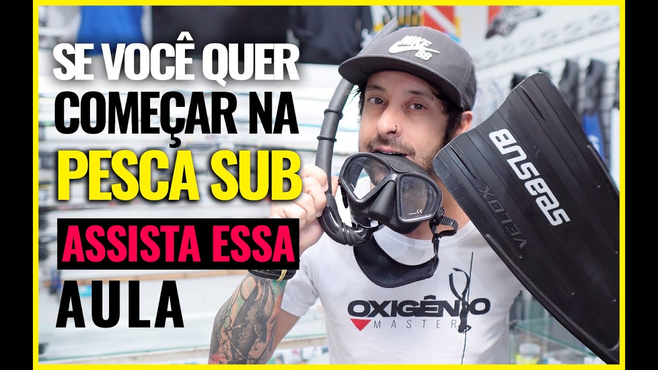 Equipamentos para começar na pesca sub - Você precisa saber 