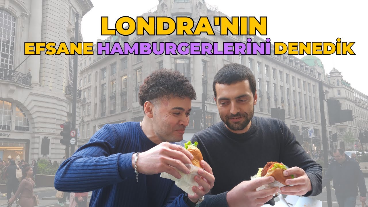 Londra'nın efsane HAMBURGERLERİNİ karşılaştırıyoruz! Londra Vlog - Five Guys, Shake Shack, Patty&Bun