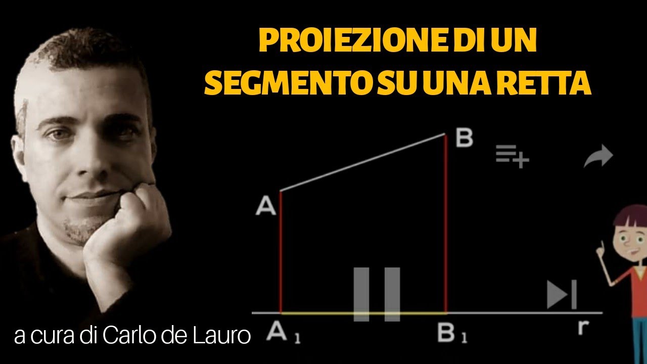 Proiezione di un segmento su una retta