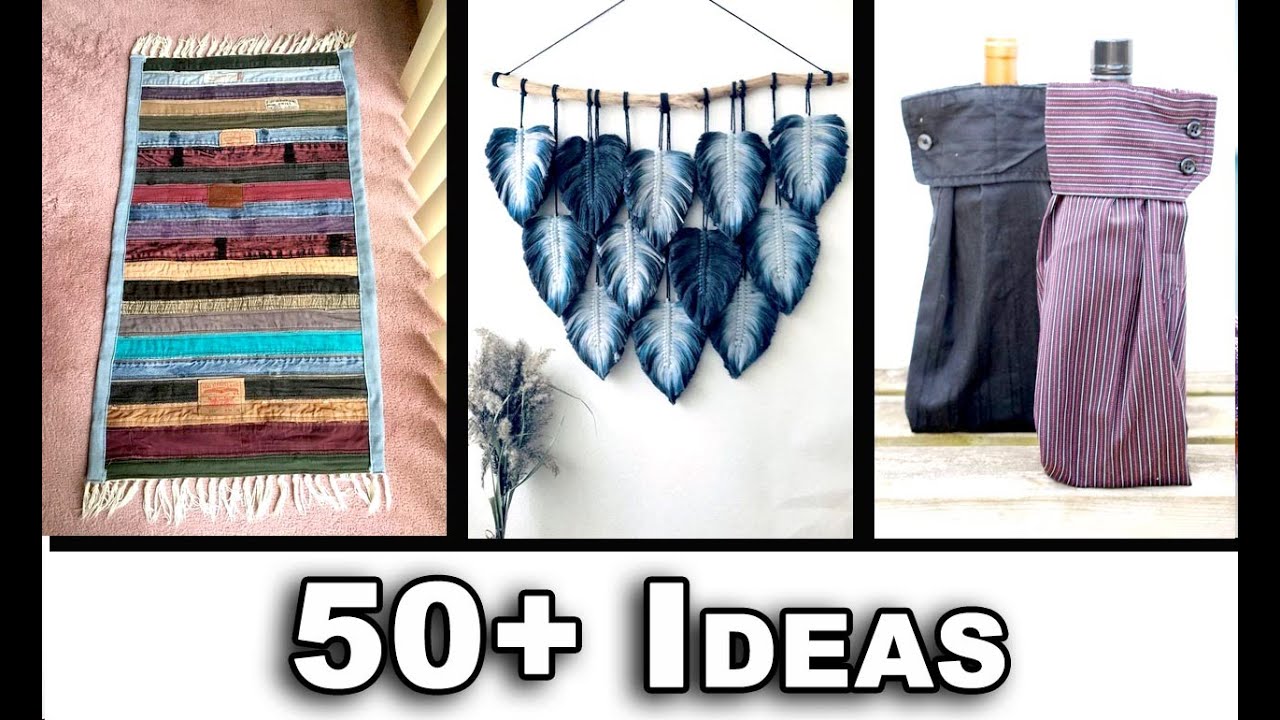 50+ Mind-Blowing Ways to Upcycle Old Clothes into Home Decor