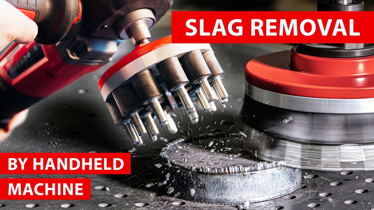 Slag removal made easy - boeck tools on handheld machines
