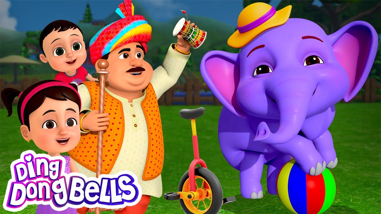 Golu Madari Aaya By Kumar Sanu | गोलू मदारी आया | हाथी का Dance | Ding Dong Bells #KumarSanu