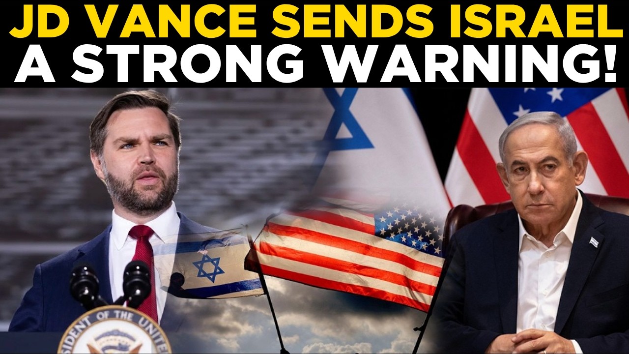 JD VANCE LIVE: Warning to Israel as He Defends Trump&rsquo;s Iran Deal | US-Iran News LIVE | IRAN NEWS