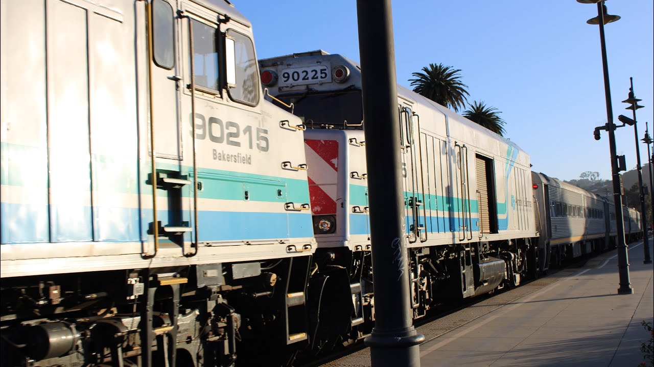 Railfanning Santa Barbara (Friendly crew, LOF, NorCal equipment delivery)