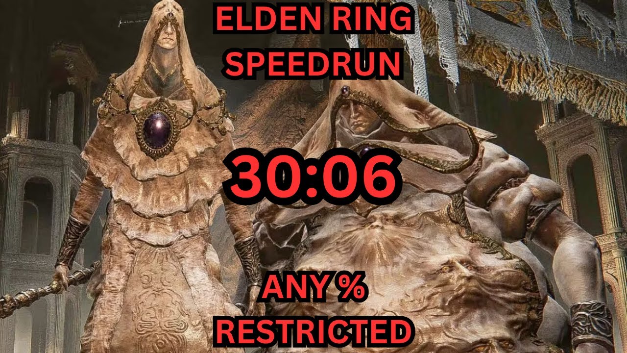 Elden Ring Any% Restricted SPEEDRUN in 30:06