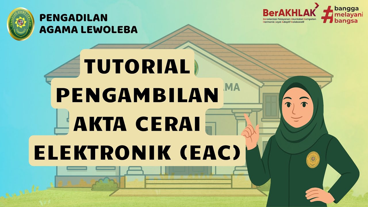 Tutorial Pengambiilan Elektronik Akta Cerai (EAC)