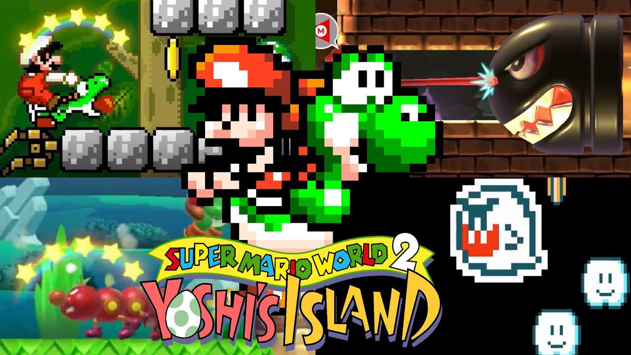 Yoshi's Island Levels Remade in Super Super Mario Maker 2